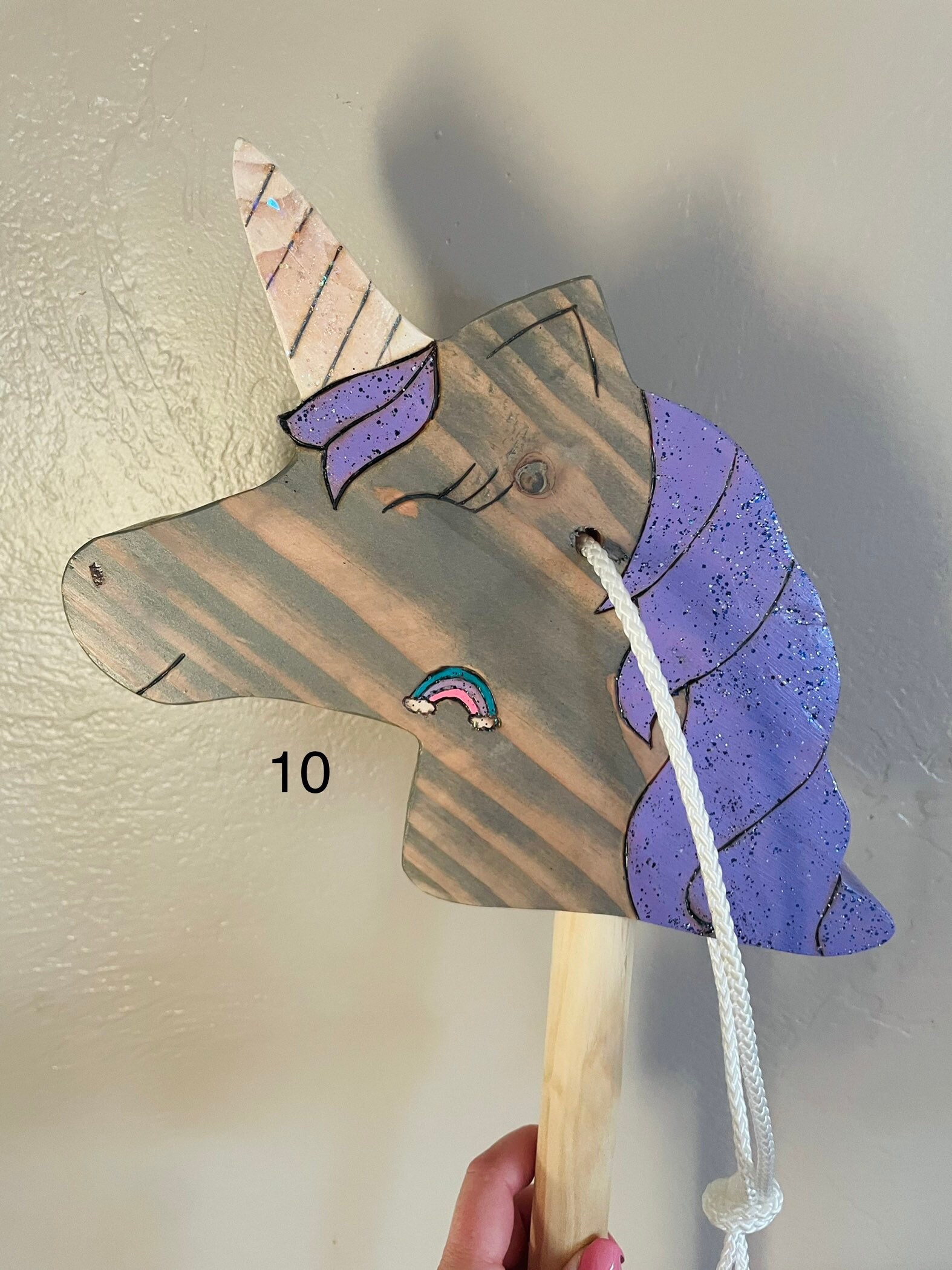 Stick Horse Unicorn Etsy