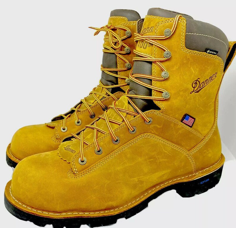 Danner Boots Quarry Usa 8 Size 14 400Gm Thinsulate Steel Etsy