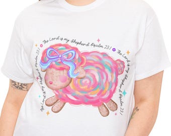Camiseta "El Señor es mi Pastor": Salmo 23, camiseta gráfica cristiana