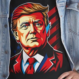 Patriotic President Donald Trump T-Shirt, Patriotic Apparel for Fans, MAGA Apparel for Proud Supporters, Conservative USA Merchandise