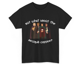 Camiseta Elven Second Coffee: Presente para amantes de livros nerds