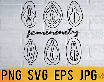 Femininity svg png eps jpg design files, womens month design, easy fast instant download for commercial business use