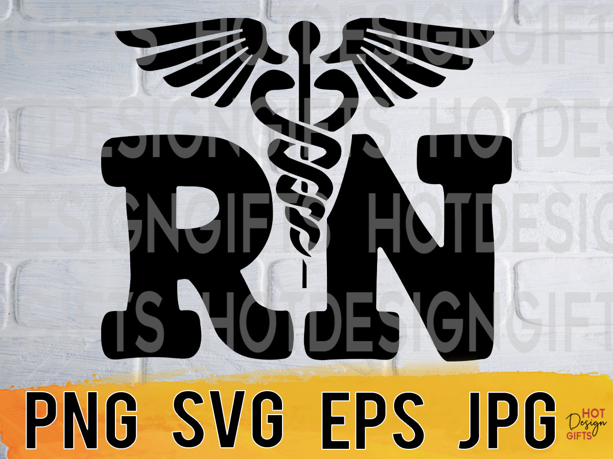 Registered nurse svg png eps jpg design files, medical registered nursing carer, easy fast instant download for commercial business use