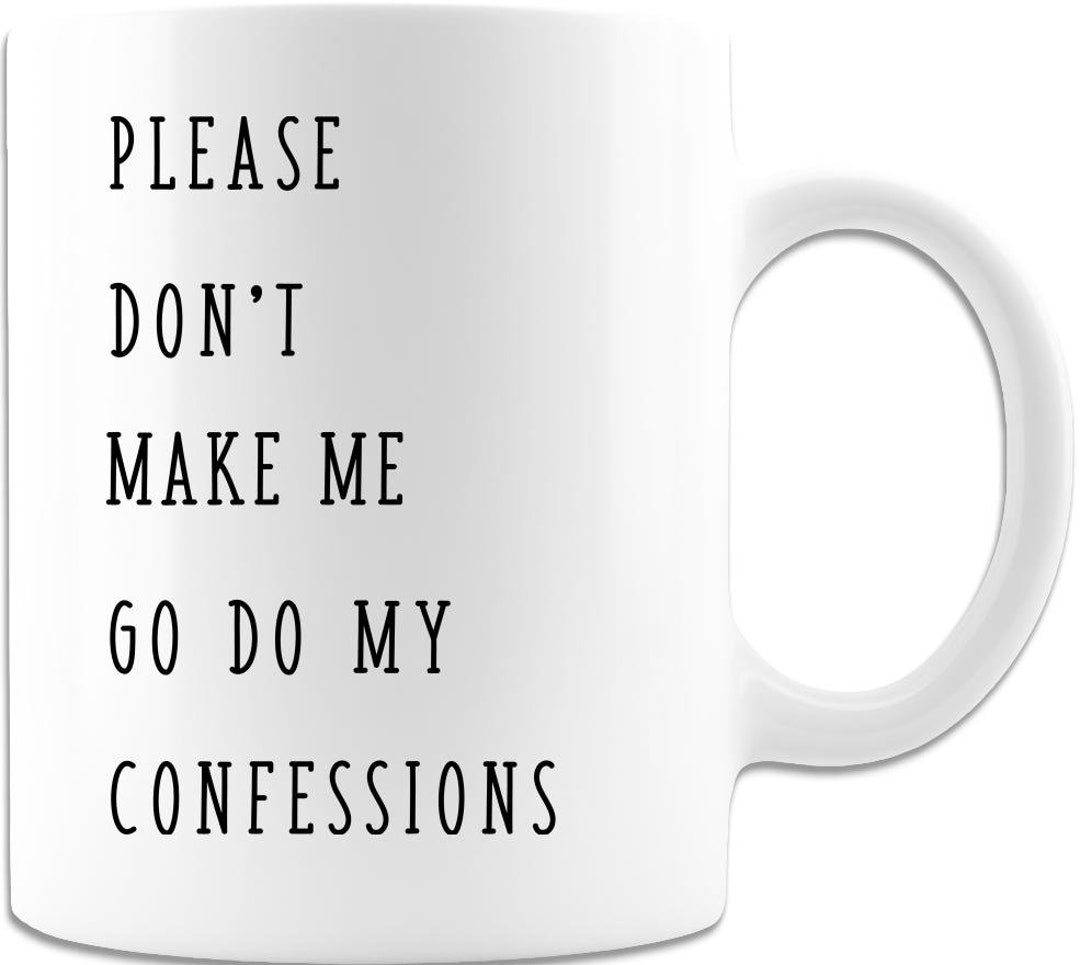 Buy Funny Coffee Mugs Confessions Gift Ideas for Church Mates Online in  India - Etsy