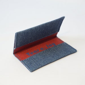 Denim Minimalist Wallet / Card Holder