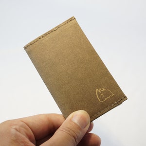 Vegan Leather Minimalist Wallet / Card Holder