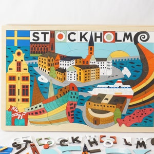 Swedish Wooden Puzzle - Stockholm