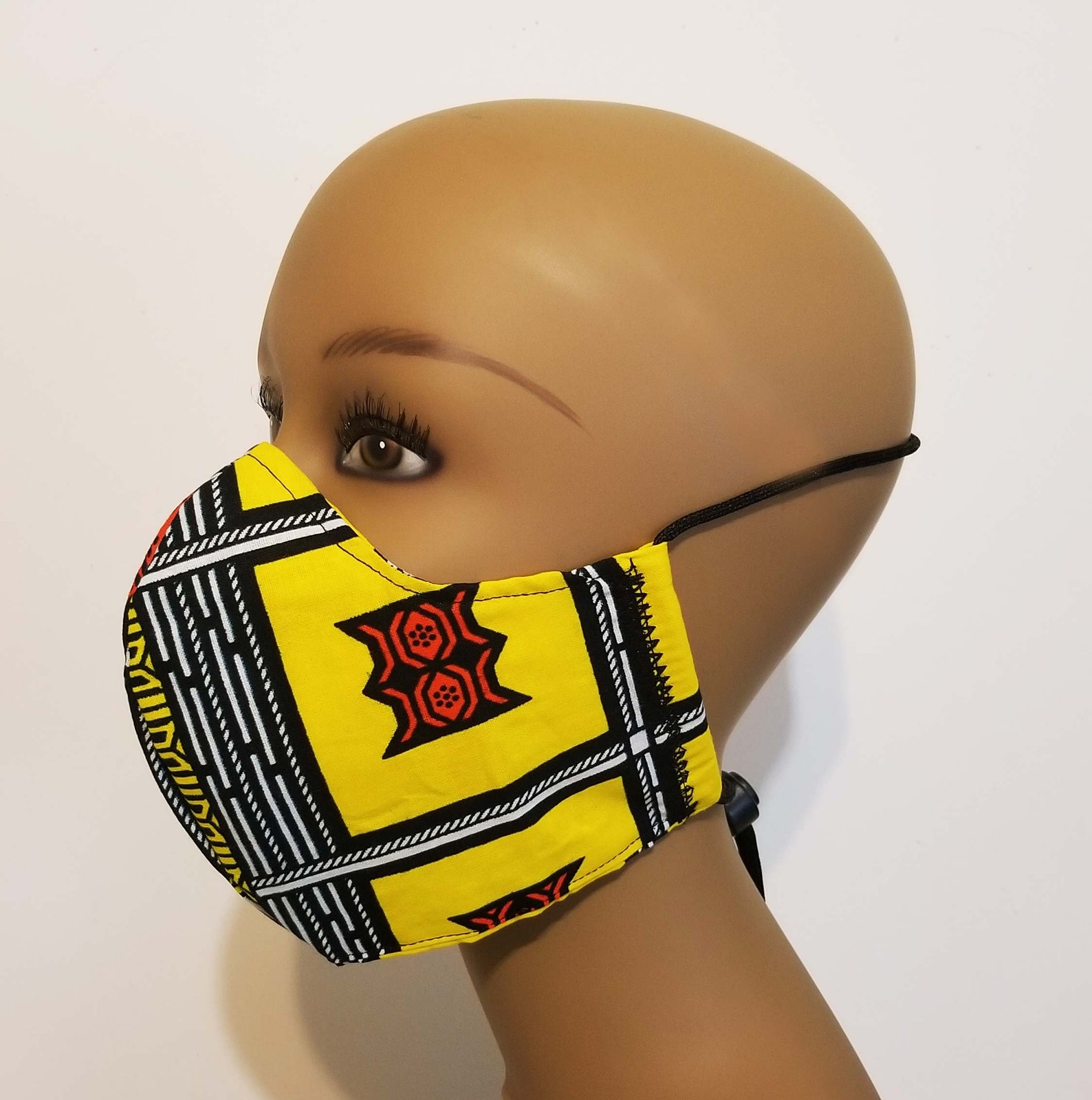 REVERSIBLE FACE MASK Tribal 2 Cotton face mask Etsy