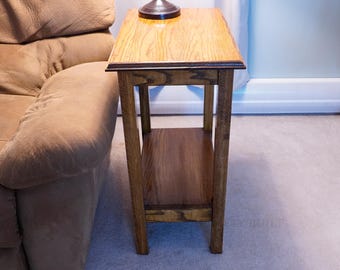 DIY Sofa End Table Plans Modern Side Table Woodworking Blueprint