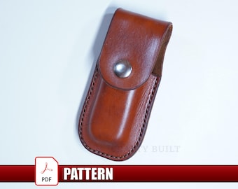 DIY Digital Pattern PDF Template Leatherman Knife Holster Multitool Sheath PDF Digital File Leatherman Wave Sheath Leather Holster Pattern