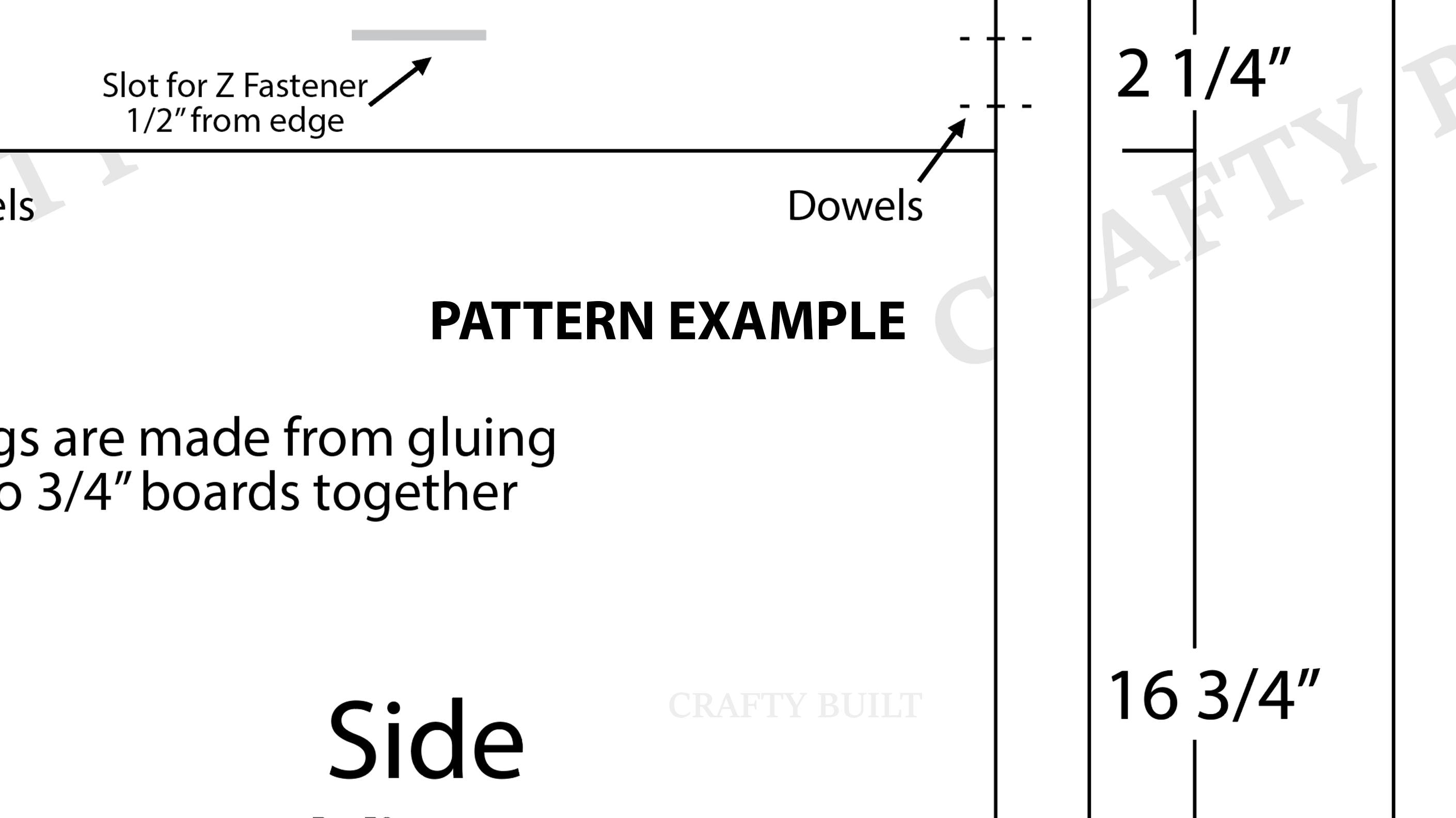 DIY Sofa End Table Plans Modern Side Table Woodworking Blueprint Living ...