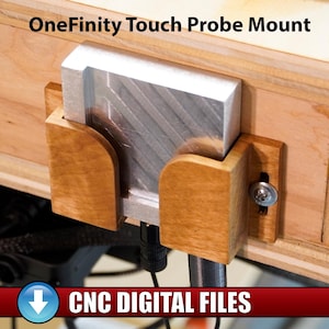 Patrón DIY OneFinityCNC Montaje de sonda táctil Archivos CNC Plantilla Estación de acoplamiento de sondas Organizador