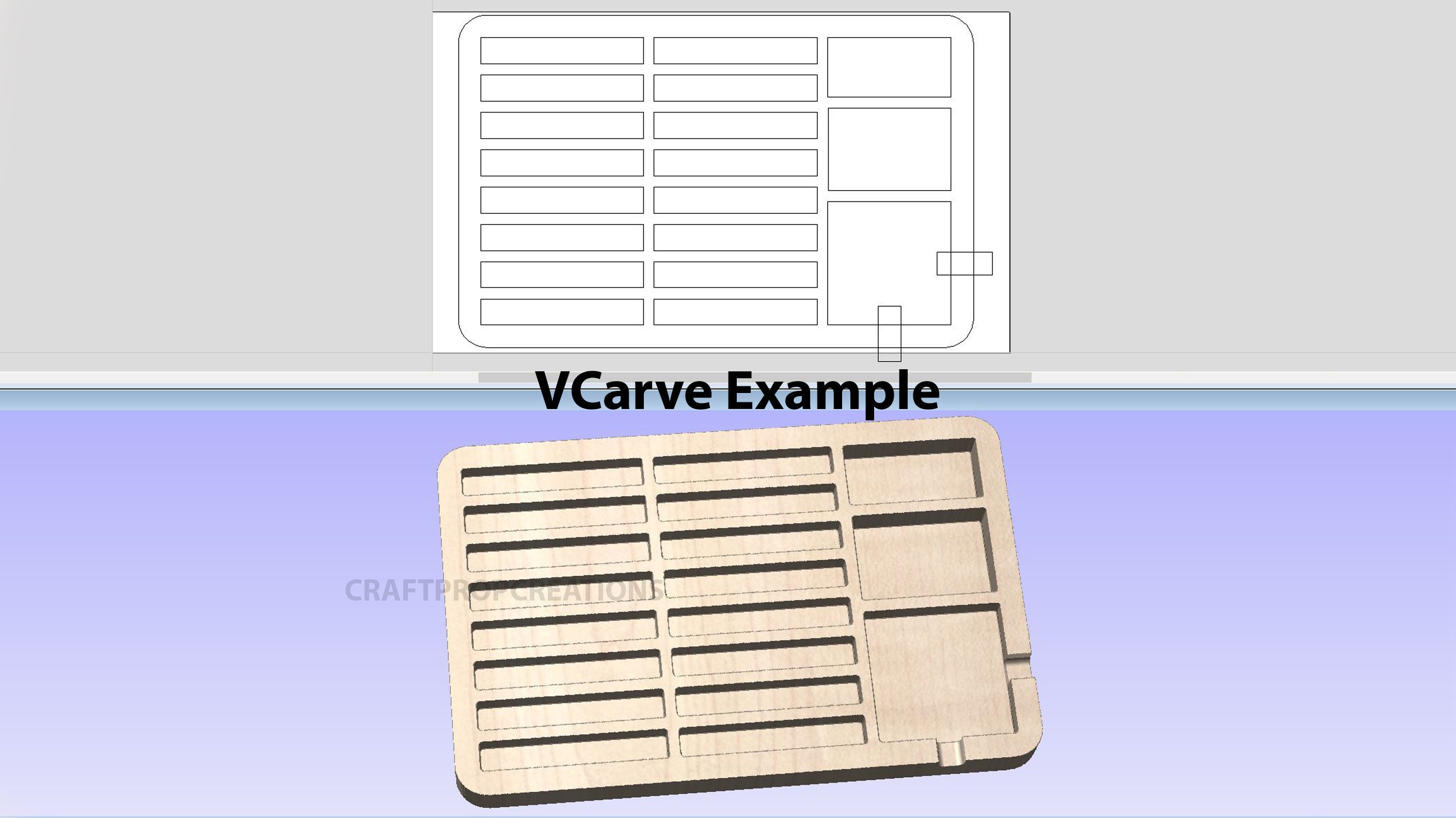 DIY Pattern Template CNC FILES Router Bits Tray, Parts Tray, Tool ...