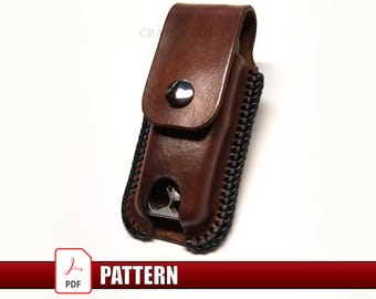 DIYデジタルパターンテンプレート Leathermanナイフホルスター マルチツールシース PDFデジタルファイル Leathermanシース レザーホルスター パターンファイル