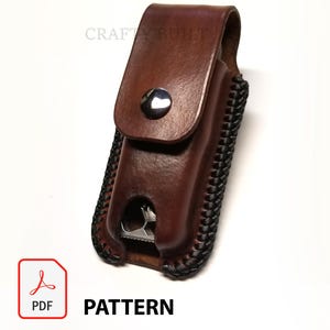 Modello Digitale Fai-da-te Schema Leatherman Custodia per Coltelli Multi-Tool PDF File Digitale Fodero Leatherman Custodia in Pelle Modello