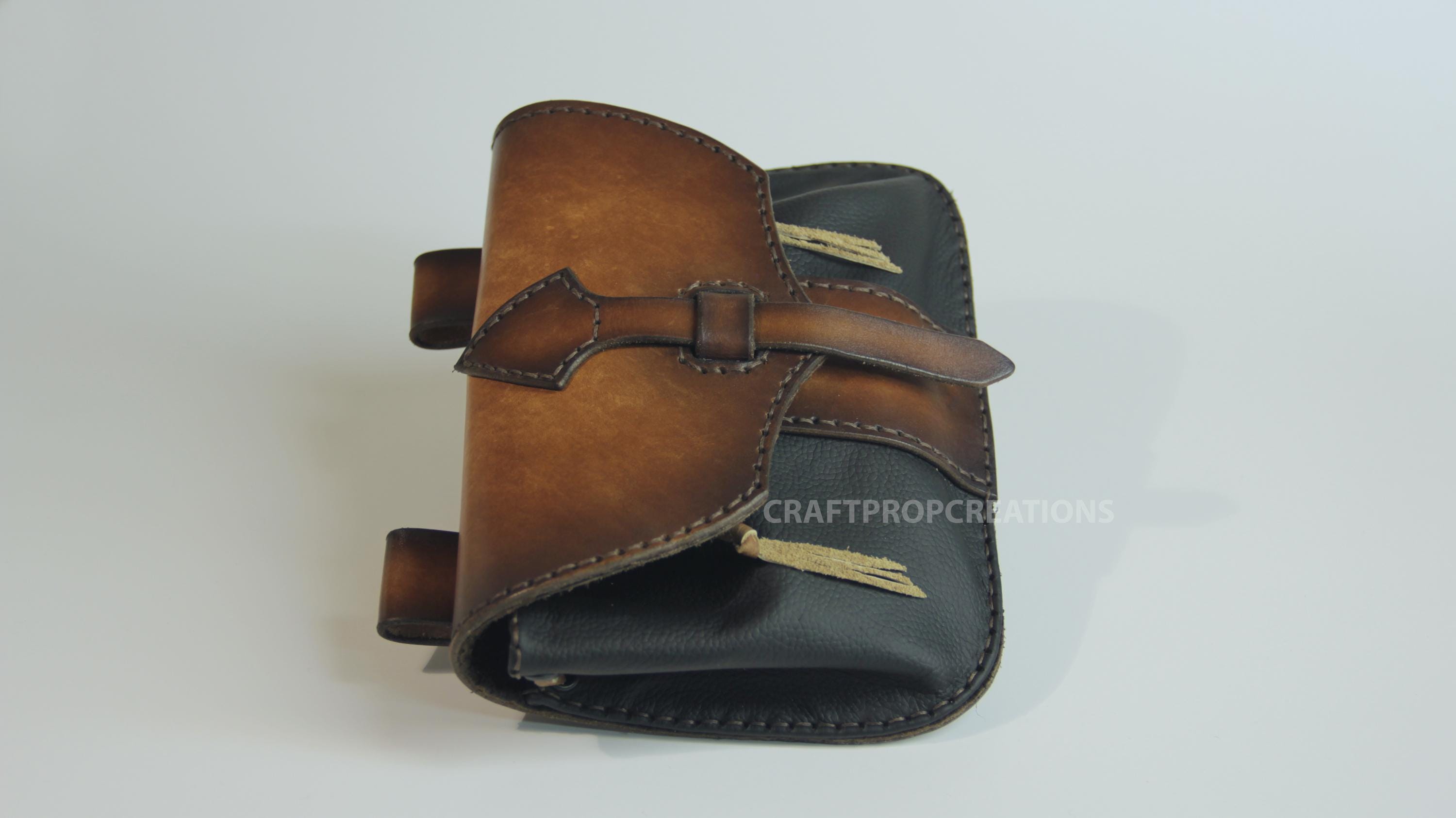 DIY Pattern Small Leather Hip Carry Bag Template PDF Download ...