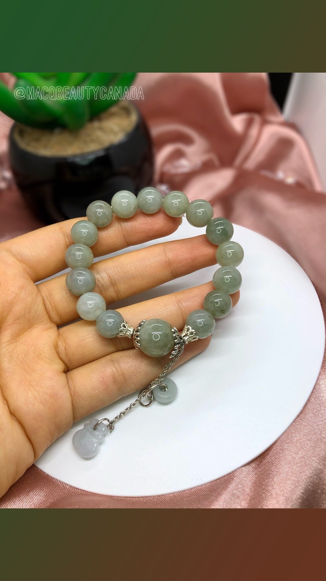 Genuine Jade stone bracelet Inspiring jewelry Etsy