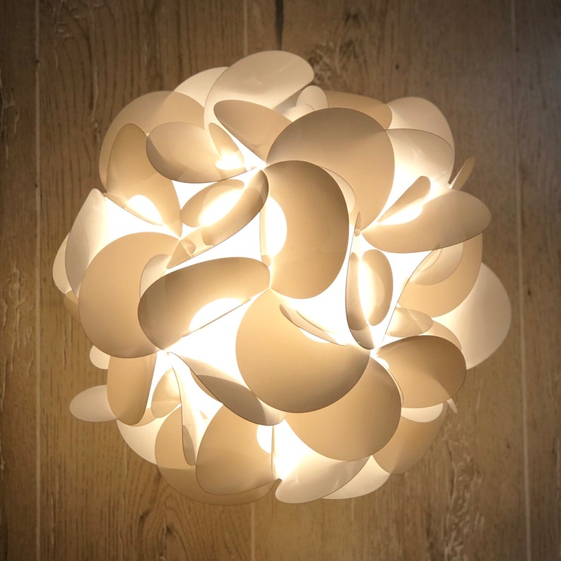 FULLY ASSEMBLED Jigsaw Puzzle Lamp Shade Hanging Lantern Etsy