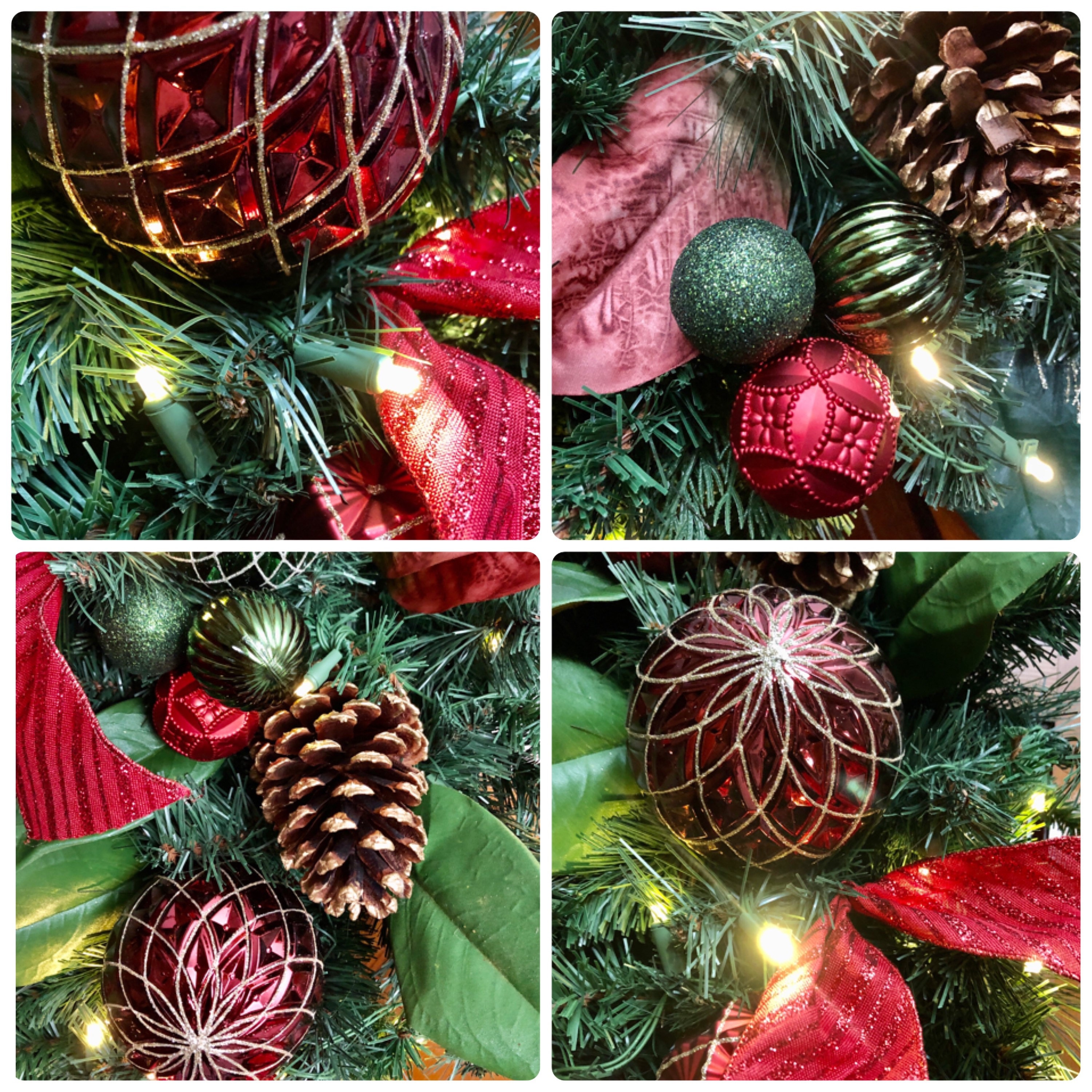 9FT. LED Light GARLANDChristmas GarlandPine ConesChristmas Etsy