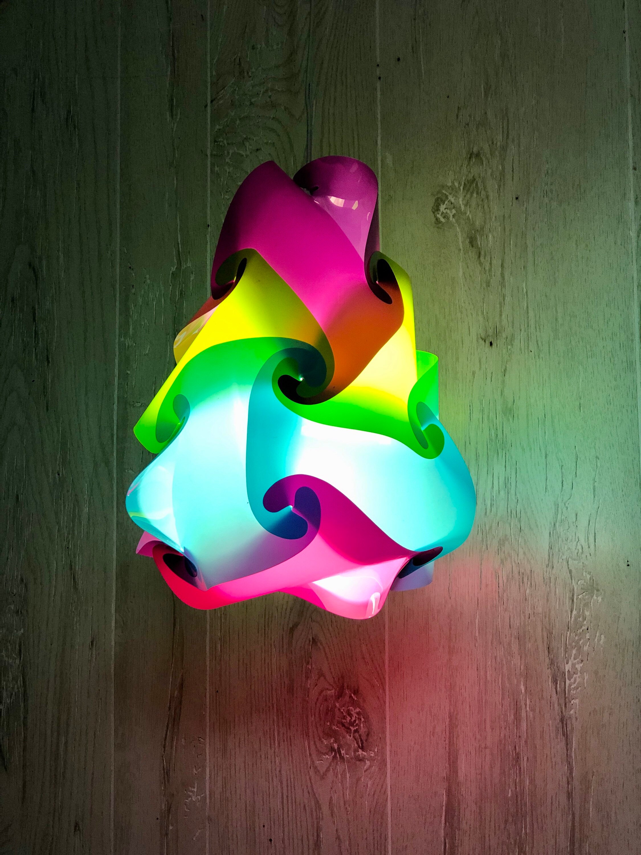 FULLY ASSEMBLED Jigsaw Puzzle Lamp shade Hanging Lantern Etsy