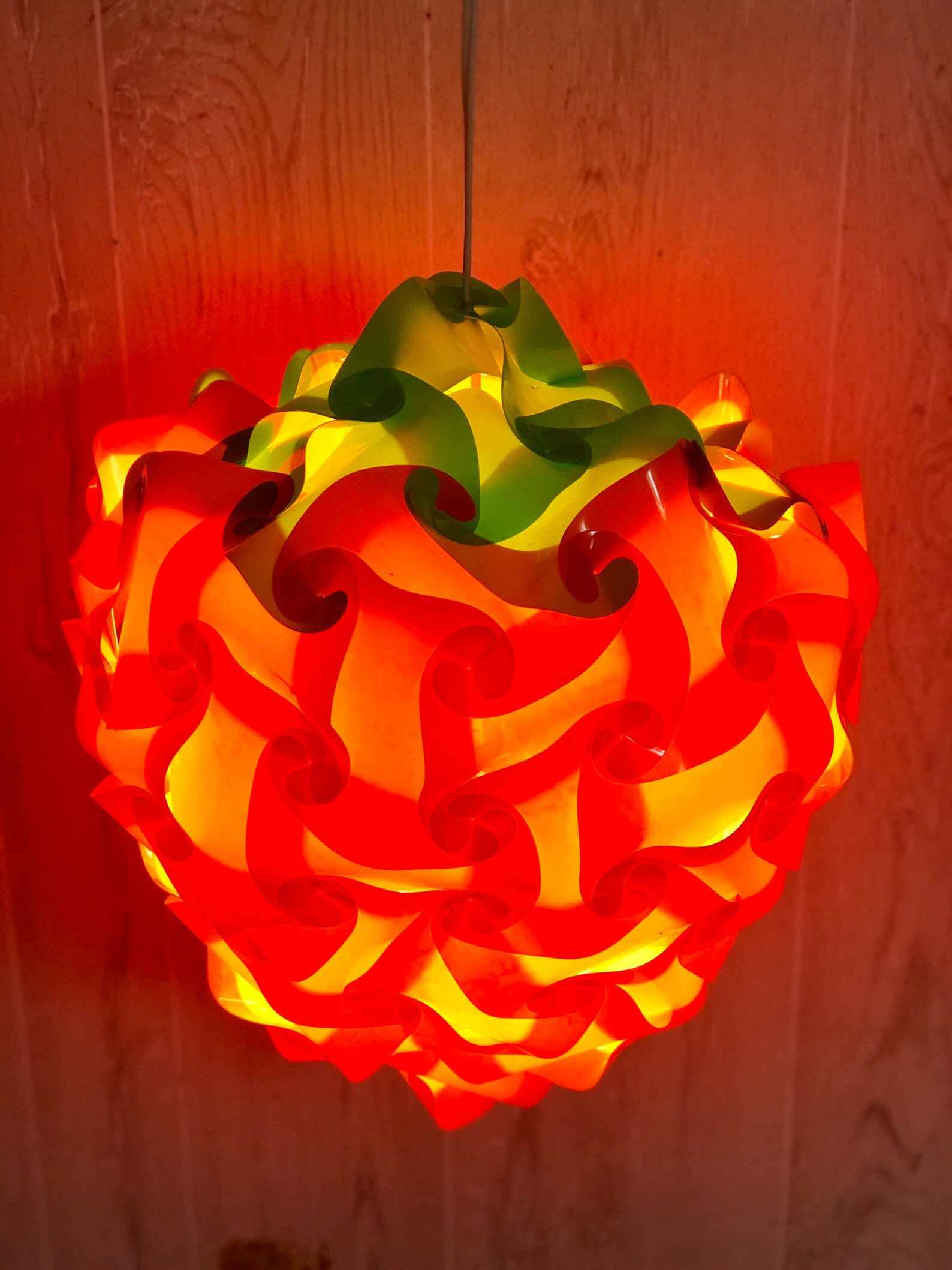 FULLY ASSEMBLED Jigsaw Puzzle Lamp shade Hanging Lantern Etsy