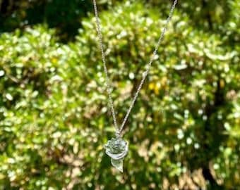 Véritable Collier de Guérison Raw 4.41ct Moldavite