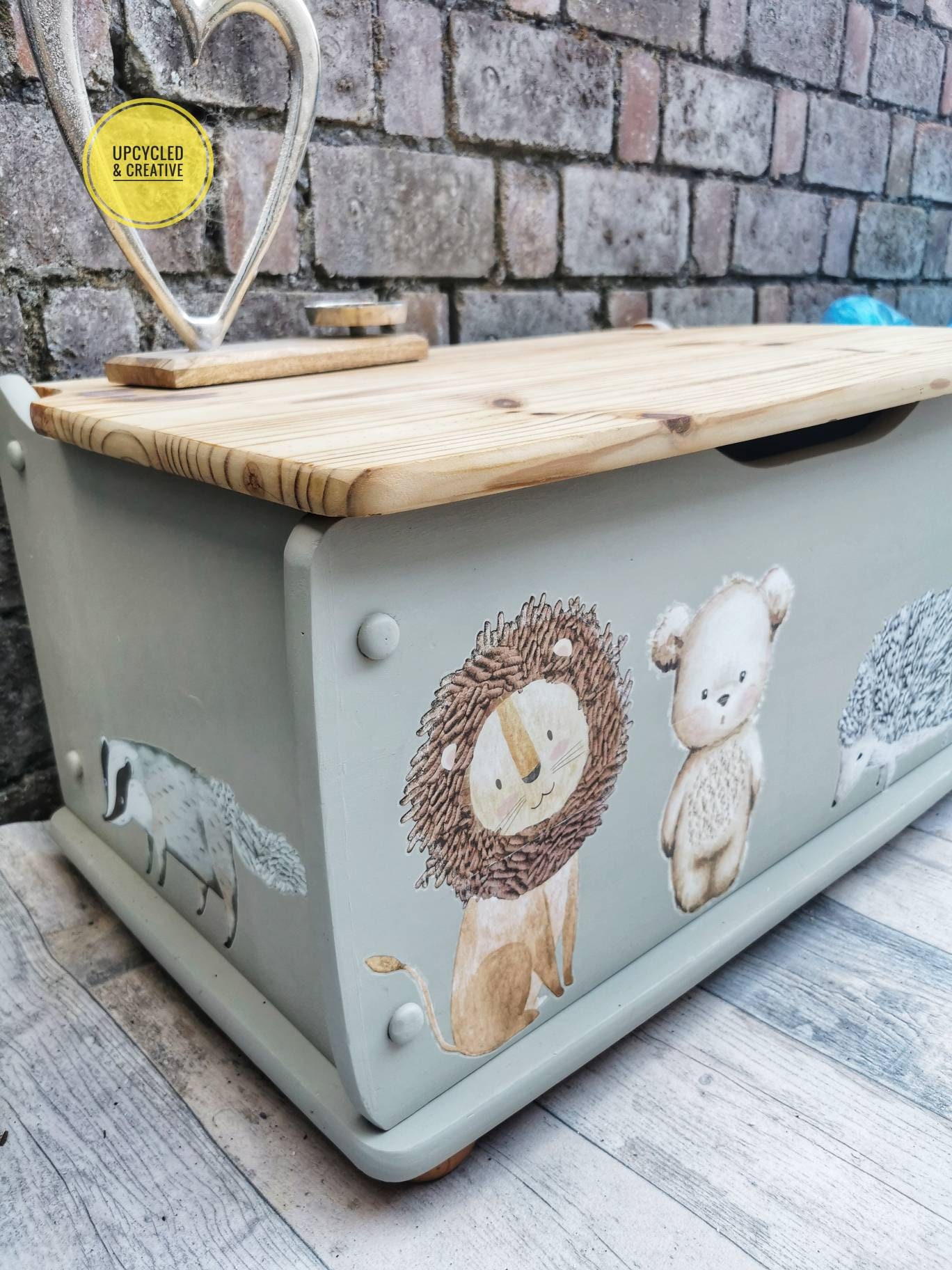 Solid pine toy/storage box Etsy