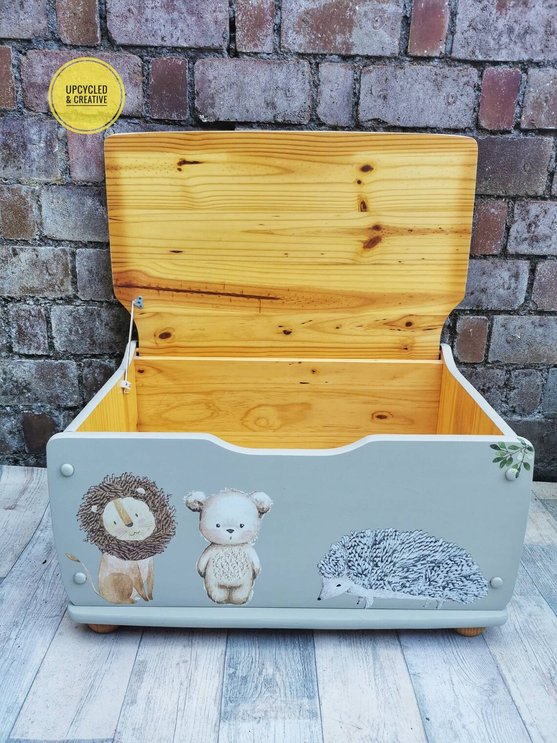 Solid pine toy/storage box Etsy