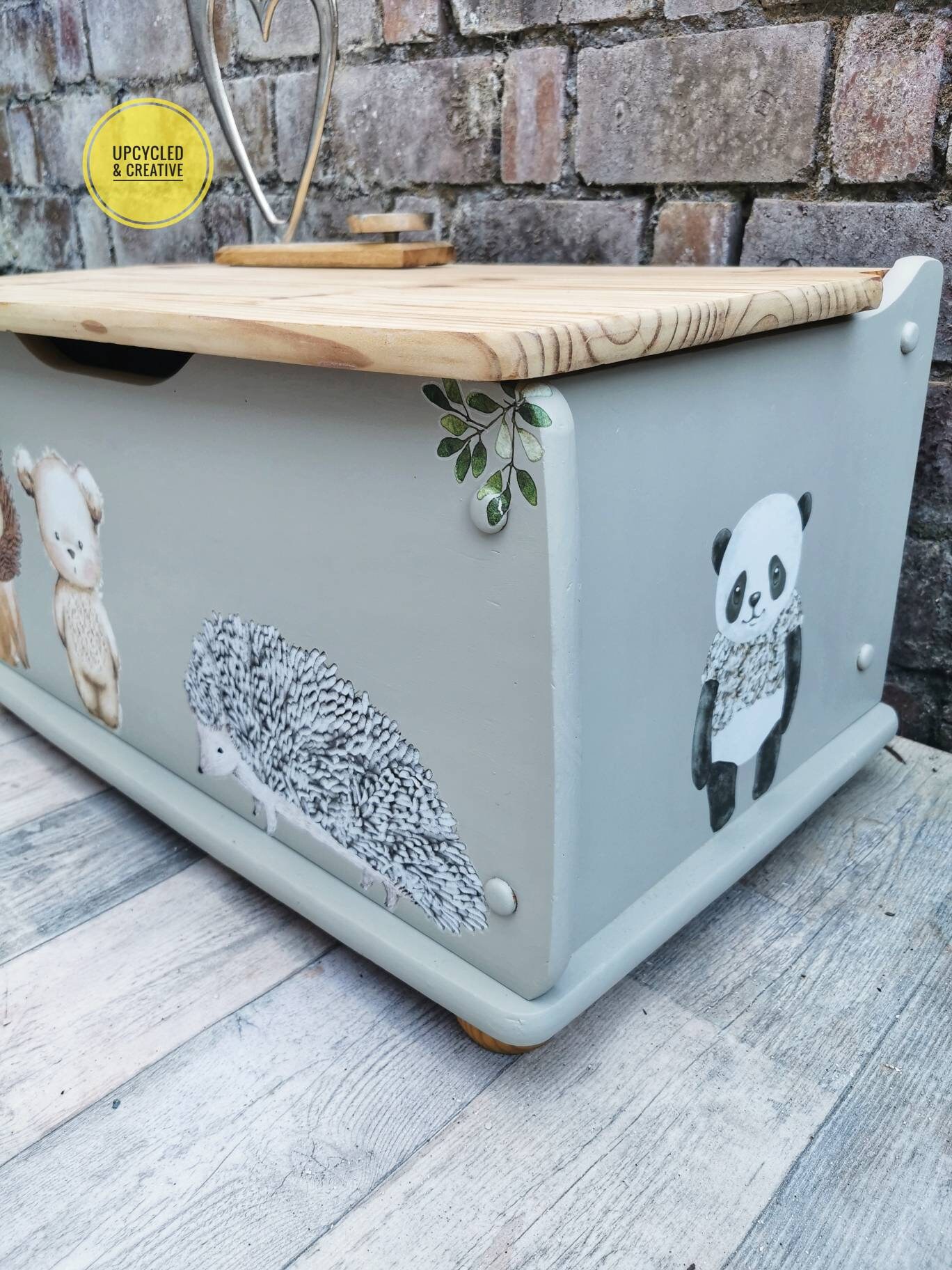 Solid pine toy/storage box Etsy