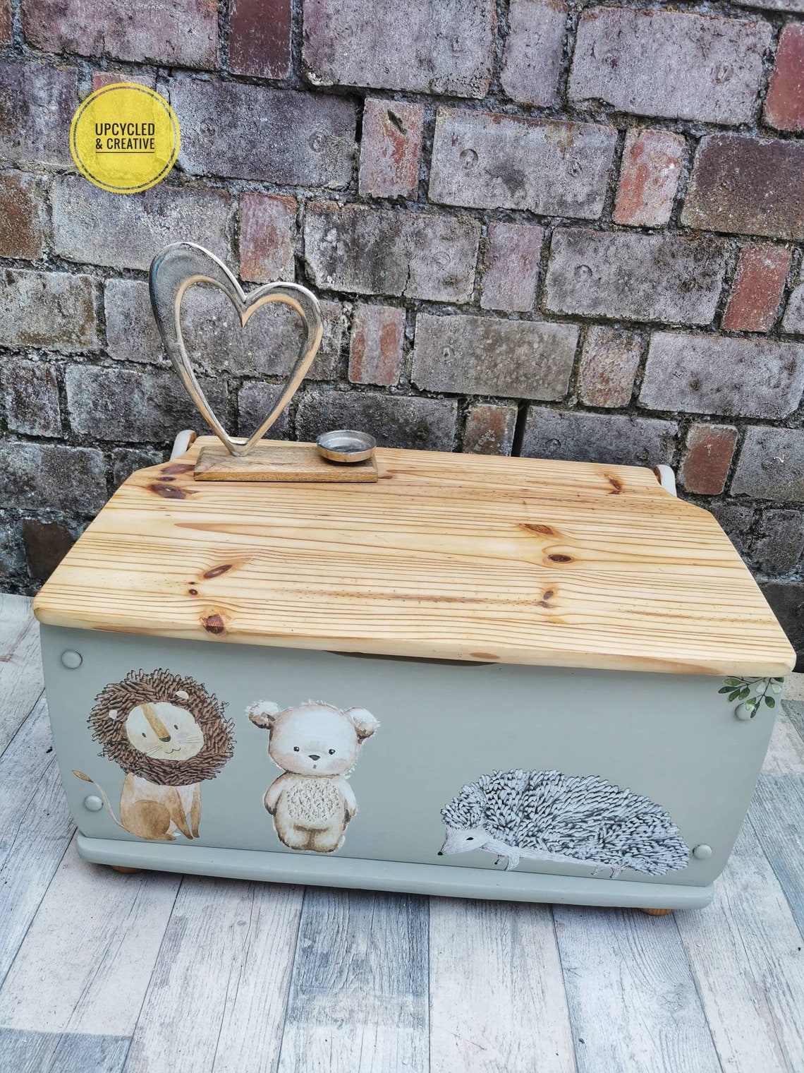 Solid pine toy/storage box Etsy