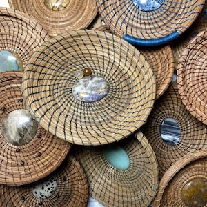 Small Pine Needle Baskets  |  Multiple Colors