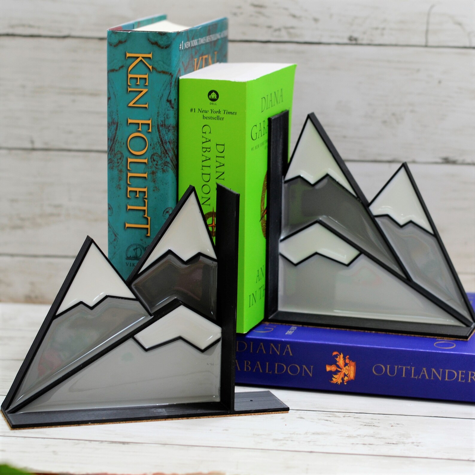 Mountain Bookends Etsy
