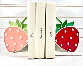 Strawberry Bookends