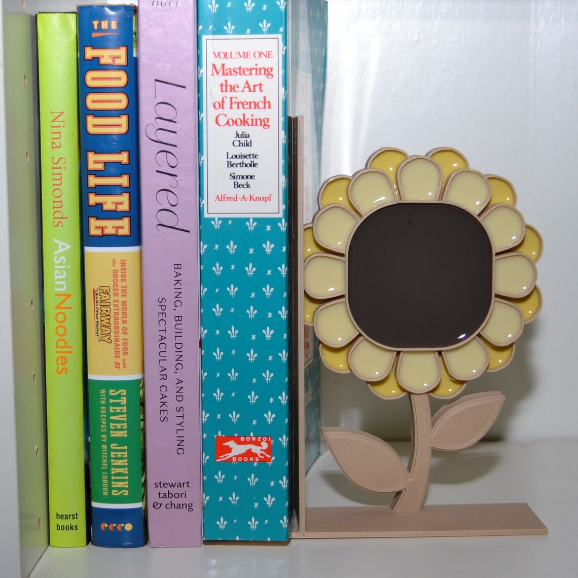 Sunflower Bookends Yellow Flower Book Ends Sunflowers Etsy