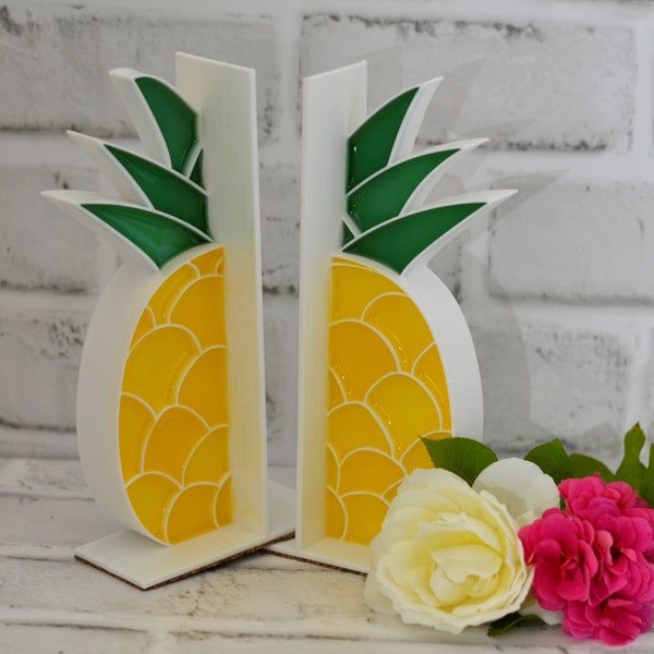 Pineapple Bookends Etsy
