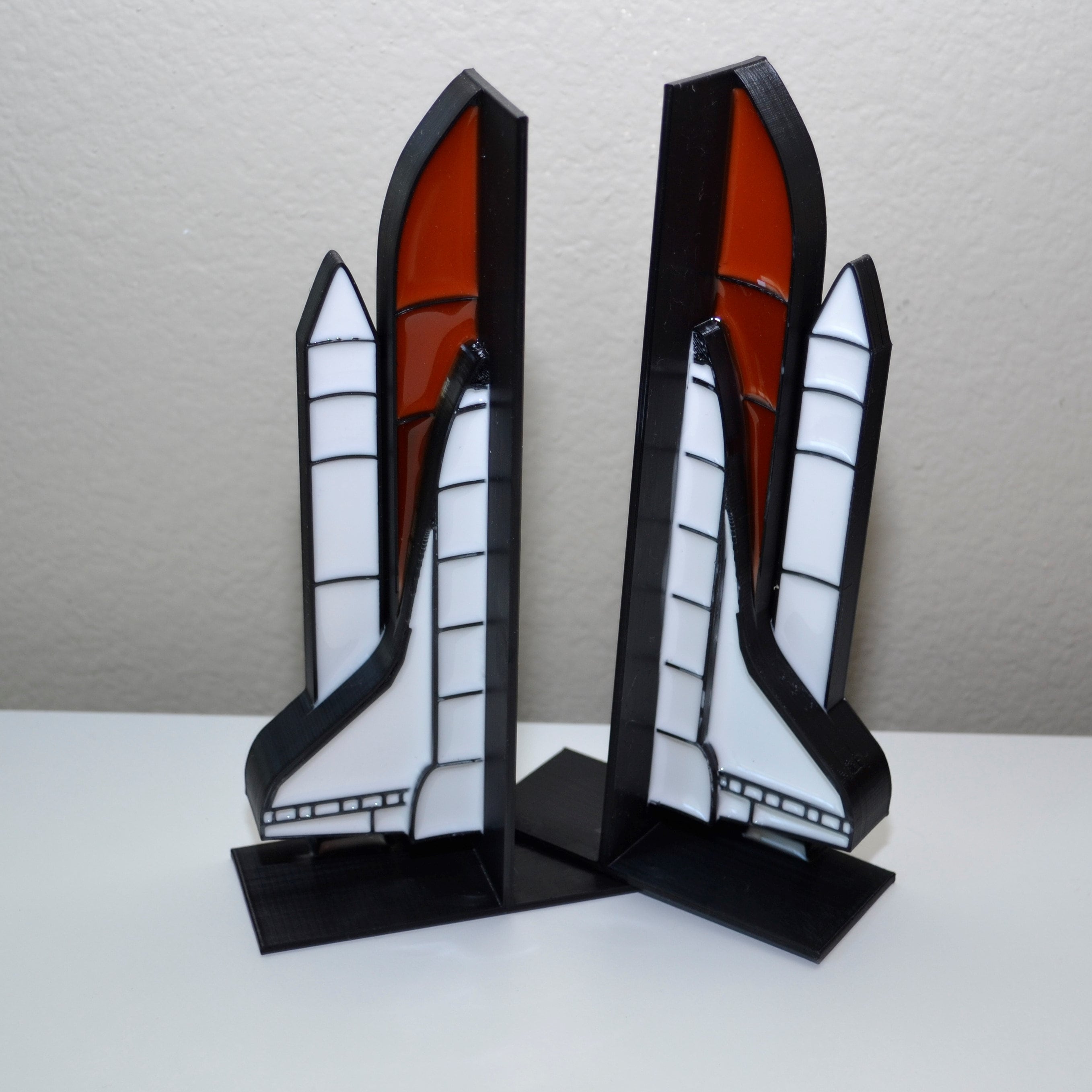 Space Shuttle Bookends NASA Book Ends Astronaut Gift Etsy