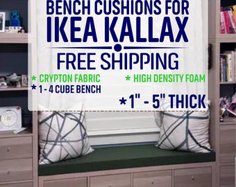 Custom IKEA Kallax Bench Seat Cushion / SMASTAD / TROFAST - Crypton Fabric