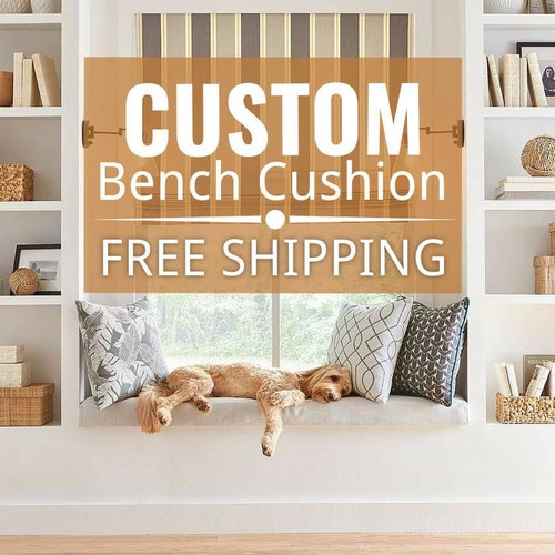 Indoor Bench Cushion Custom 3 Thick Etsy