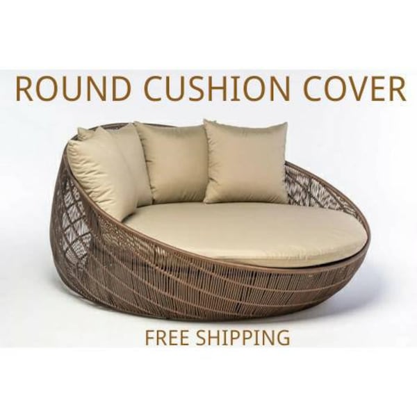Round Cushion Etsy