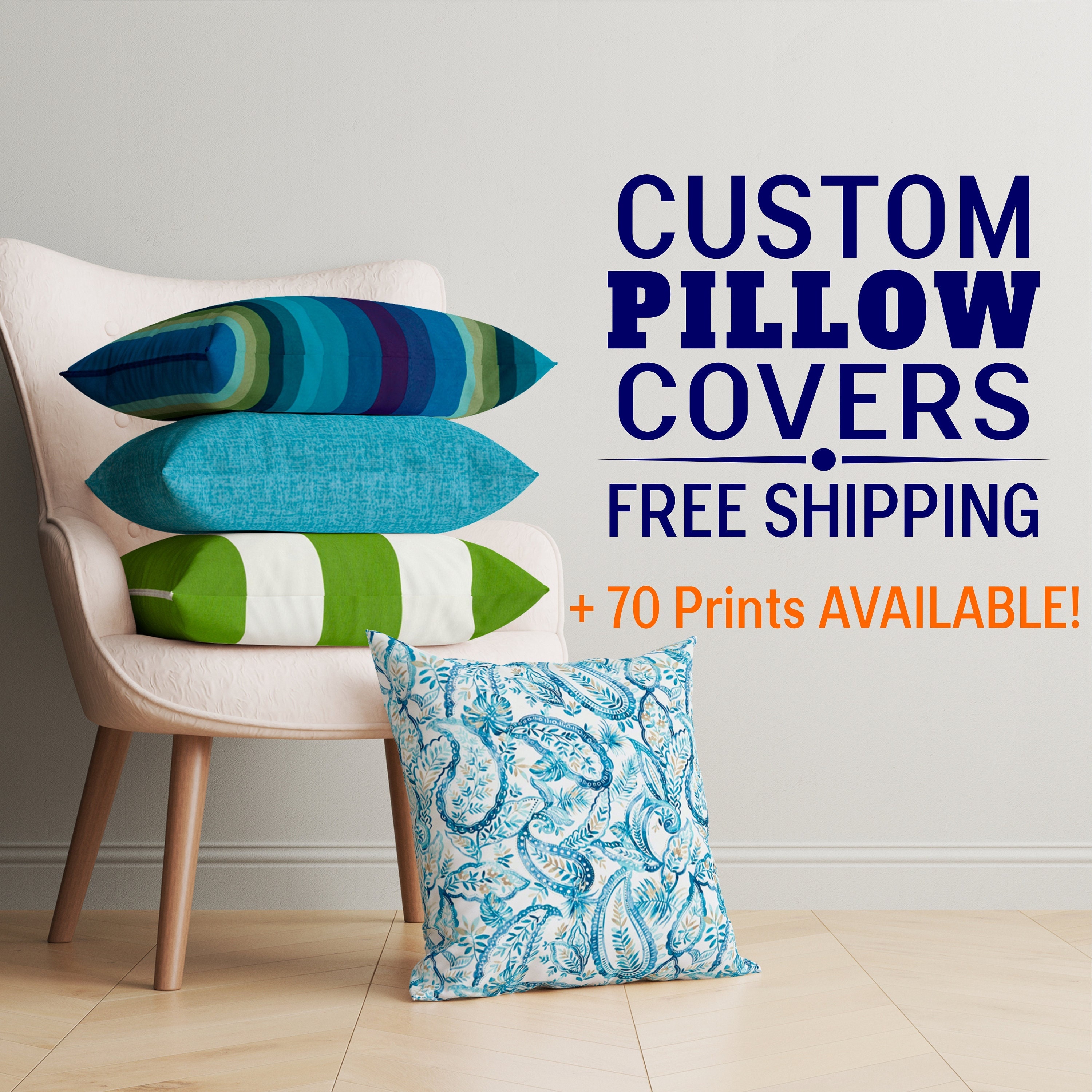 Custom Cushion Covers I Throw Pillows I FREE Shipping
