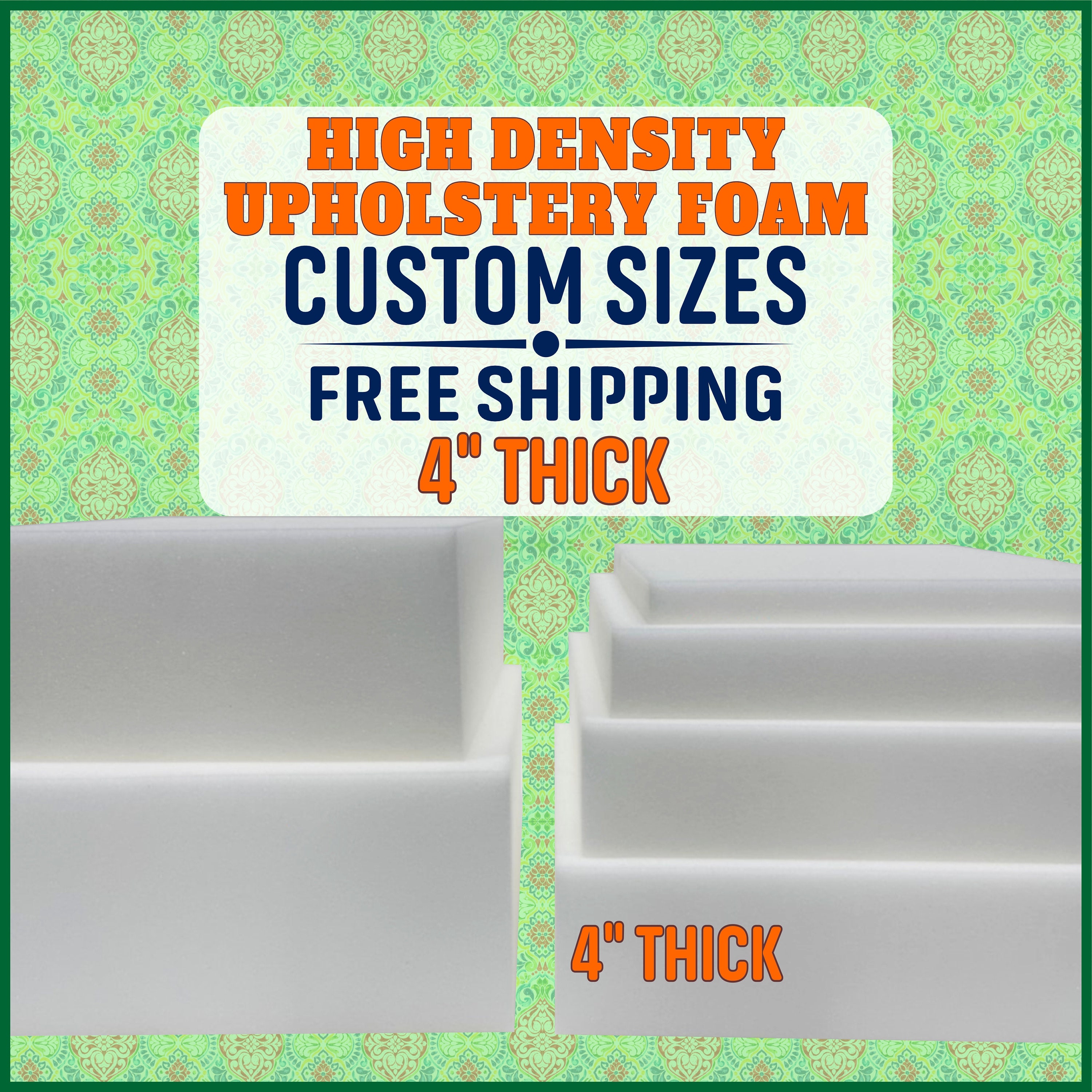 Foam Ninja Polyethylene Foam Sheet 12 x 12 x 1 Inch Thick - 2 Pack White -  Custom Foam Inserts High Density Closed Cell PE Case Packaging
