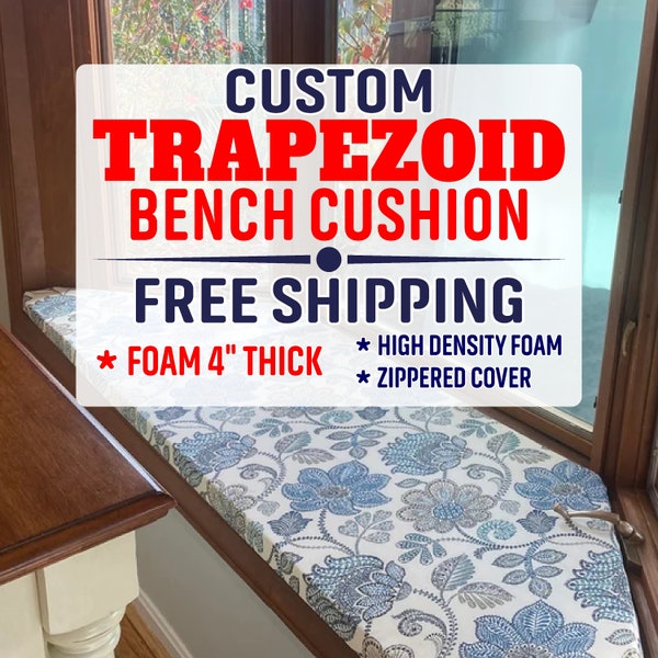 Trapezoid Window Seat Cushion Etsy