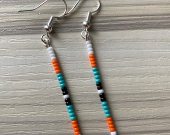 Seed bead earrings