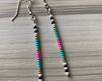 Seed bead earrings