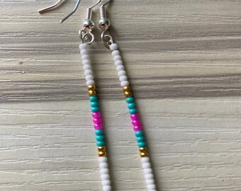 Seed bead earrings