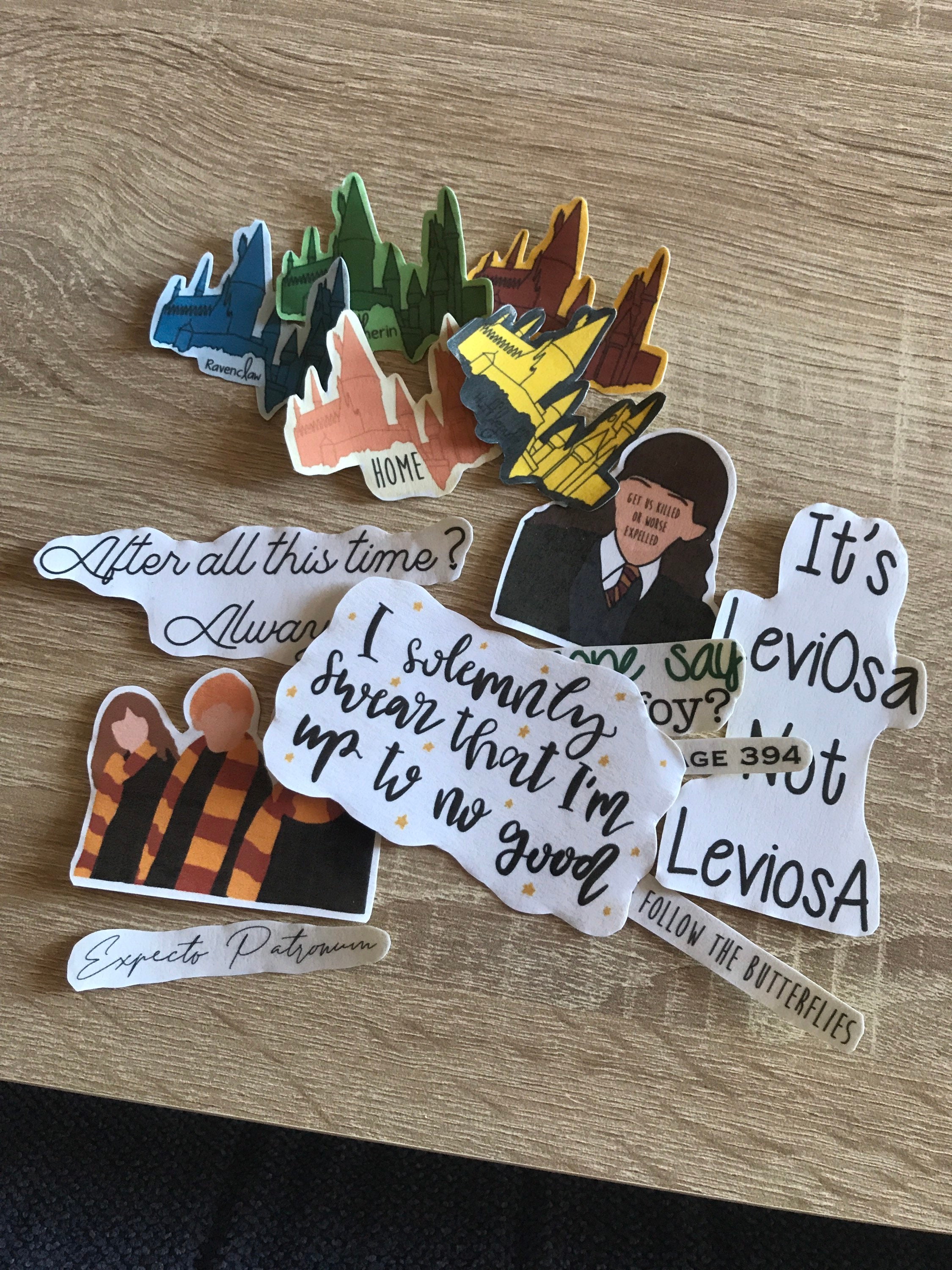 Harry Potter Inspired Stickers Pack
