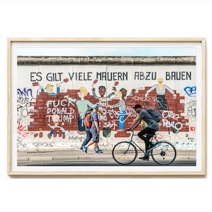 Berlin Eastside Gallery Art Print, Berlin Street Art Photograph, Berlin photo print, Germany Wall Art, Berlin wall art