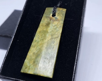 Colgante de piedra verde de Nueva Zelanda