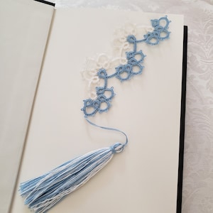 Floral Tatted Bookmark