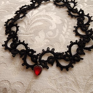 Tatted Victorian Lace Choker